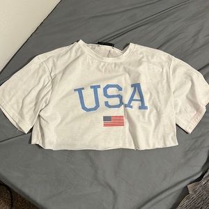 USA CROP TOP